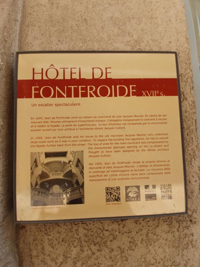 Au Coeur Du Centre Historique - Immeuble Classe - Terrasse - Climatise Nîmes Zewnętrze zdjęcie